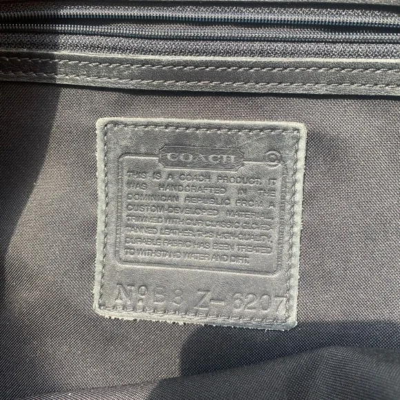 Coach Neoprene and Leather Laptop/Briefcase Shoulder Bag - Picture 6 of 11